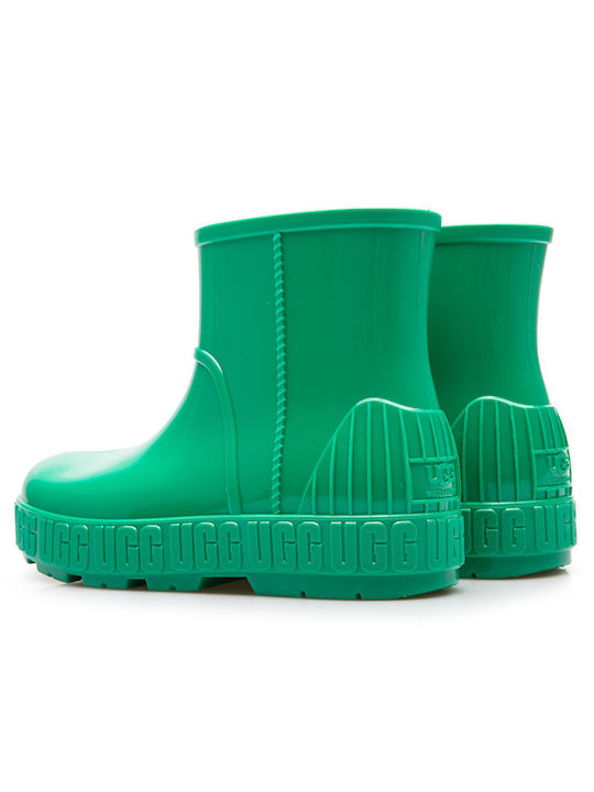 Drizlita Women's Short Wellies Green