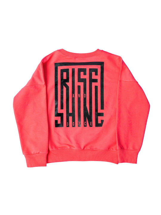 Joyce Kids Sweatshirt Coral -04