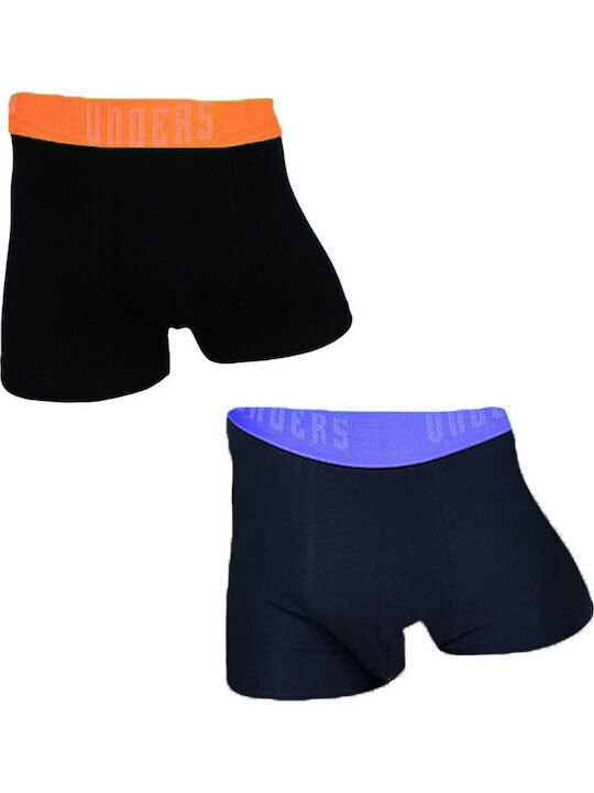 Helios -2 Men's Boxers Purple / Orange 2Pack