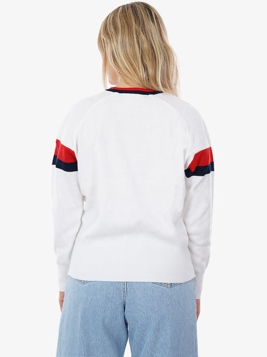 Frankie Women's Long Sleeve Sweater White