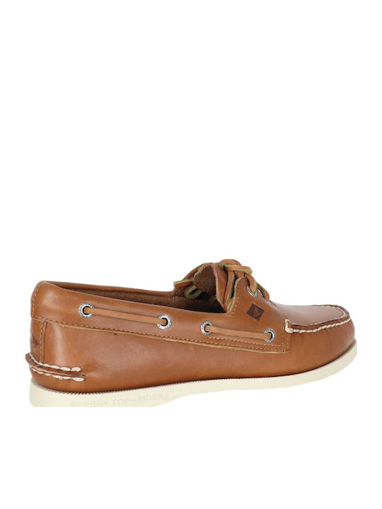 Δερμάτινα Ανδρικά Boat Shoes Tan