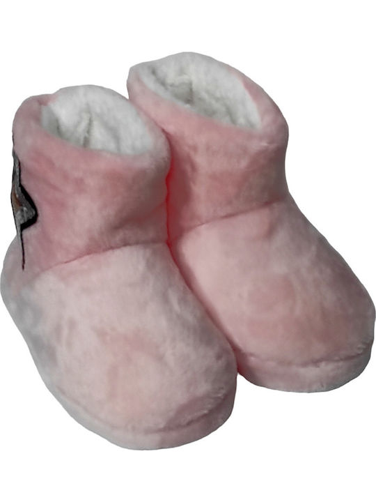 Kids Slippers Boots Pink