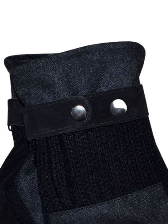 Stamion Men's Leather Gloves Black