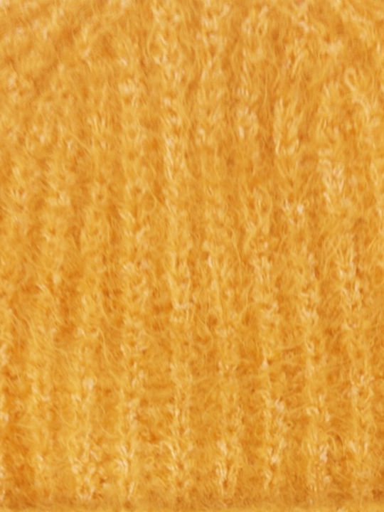 Beanie Γυναικείος Σκούφος Πλεκτός Ochre