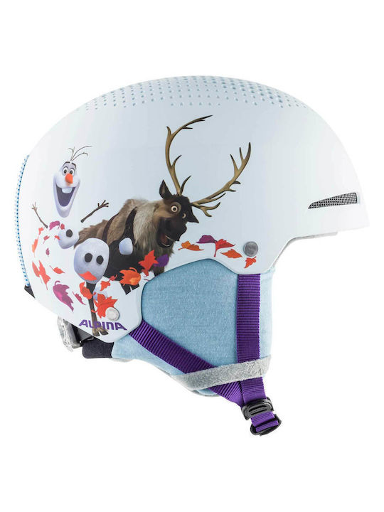 Alpina Zupo Disney Παιδικό Κράνος για Σκι & Snowboard σε Λευκό Χρώμα