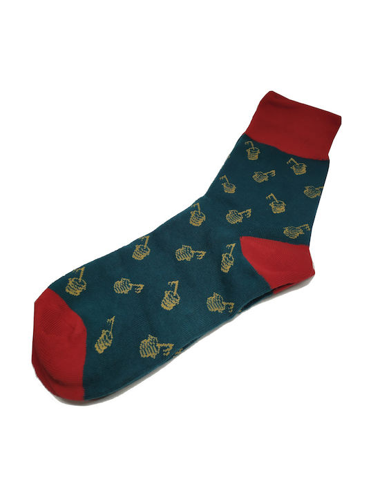 Muydemi Дамски Коледни Чорапи Blue/Green/Red 3Пакет Muydemi Дамски Коледни Чорапи Blue/Green/Red 3Пакет