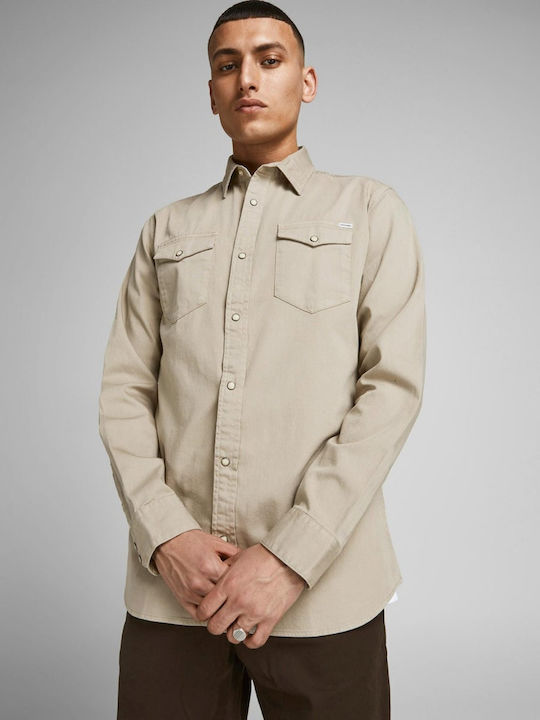 Jack & Jones Βαμβακερό Πουκάμισο Crockery