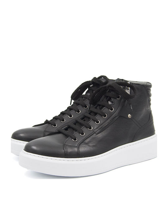 Leather Black Men's Boots