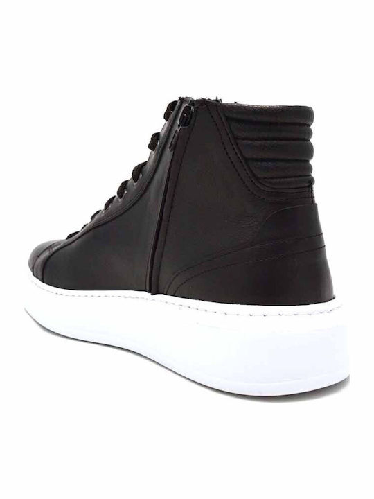 Leather Black Men's Boots