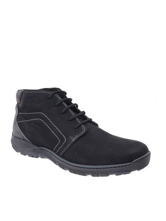 Softies Men's Leather Boots Black