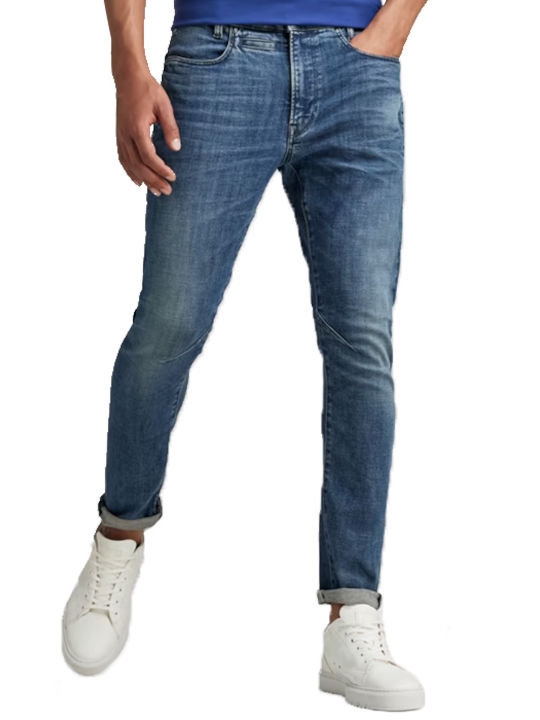 D Staq 3D Men's Jeans Pants in Slim Fit Blue