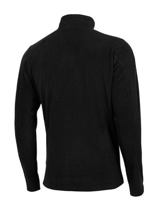 Men's Fleece Cardigan Black