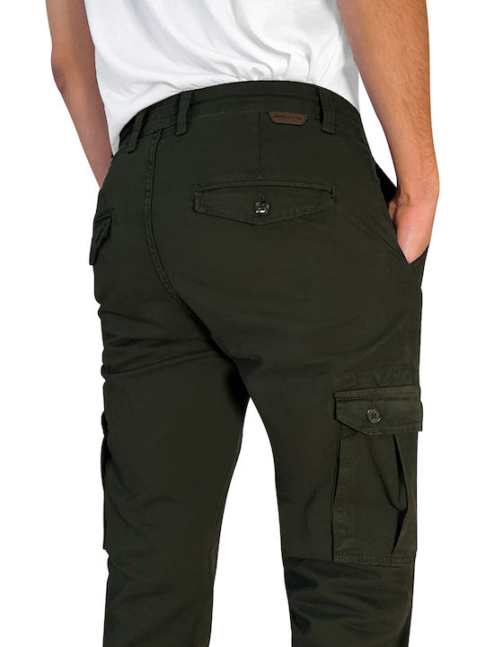 Trousers Cargo Elastic Khaki