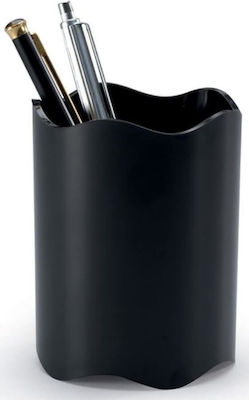 Plastic Pencil Case in Black Color 8x8cm.