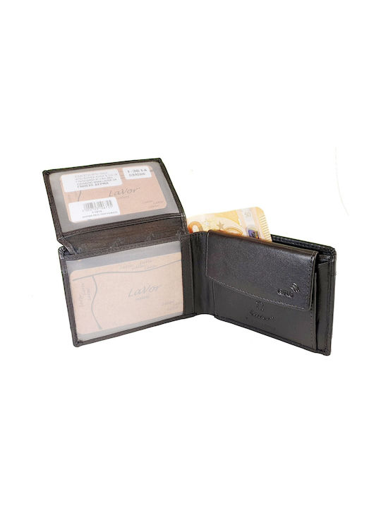 Lavor Men's Leather Wallet with RFID Dark Brown