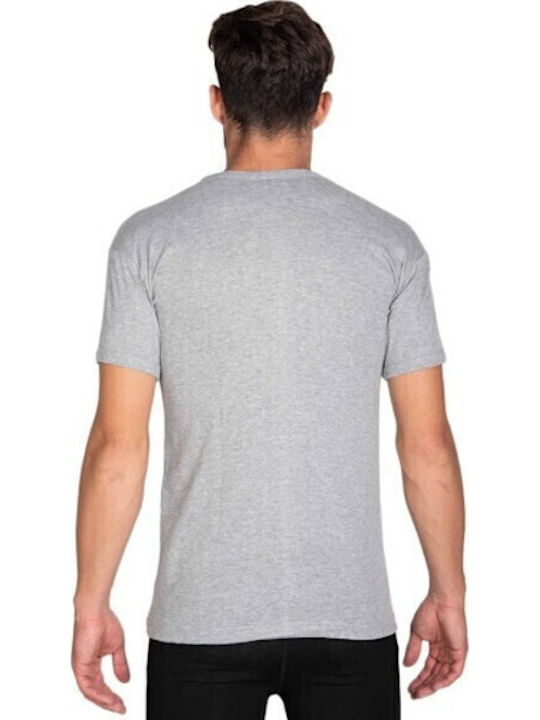 Men's Undershirt Short-sleeved in Gray Color
