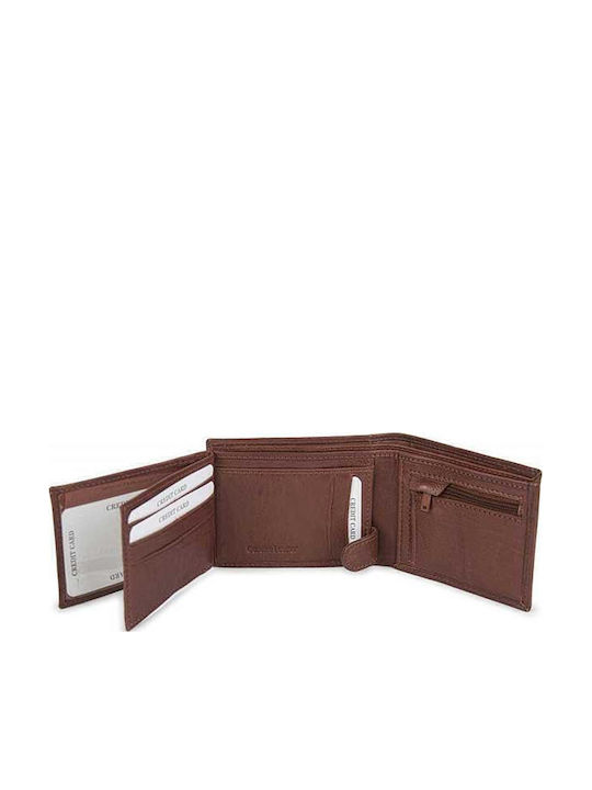 Fetiche Leather CA Leather Men's Wallet Classic Tabac Brown