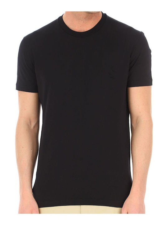 Dsquared2 Men's Short Sleeve Undershirts Black 3Pack