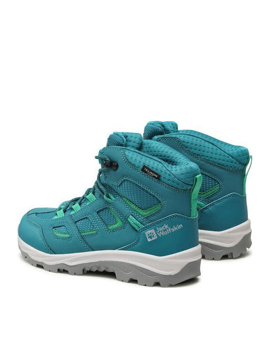 Kids Hiking Boots Vojo Texapore Mid Waterproof Turquoise