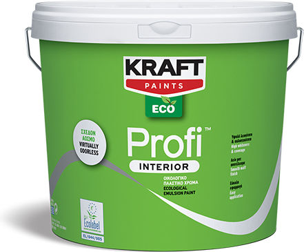 Kraft Profi Interior Πλαστικό Χρώμα Οικολογικό για Εσωτερική Χρήση 3lt