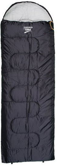 Camping Plus by Terra Schlafsack Einzeln 3 Jahreszeiten Classic 300 Black