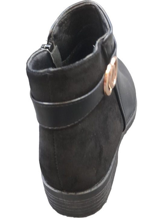 Stiefeletten Damen Schwarz