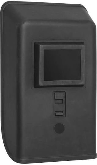 Schweißmaske Plastik Sichtfeld 90x110mm Schwarz