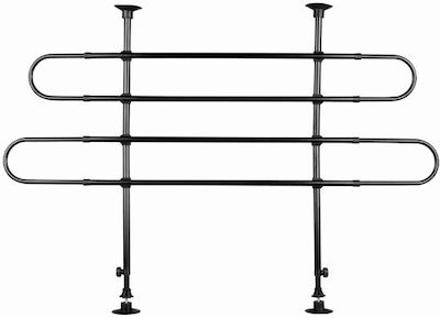 Trixie Divider de verandă Accesorii pentru călătorii cu mașina pentru câini Reglabil Dublu 85-140x75-110cm 1316