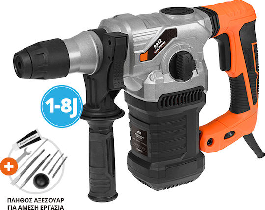 Krausmann Impact Demolition Hammer Electric 1500W with Chuck SDS Plus 9952