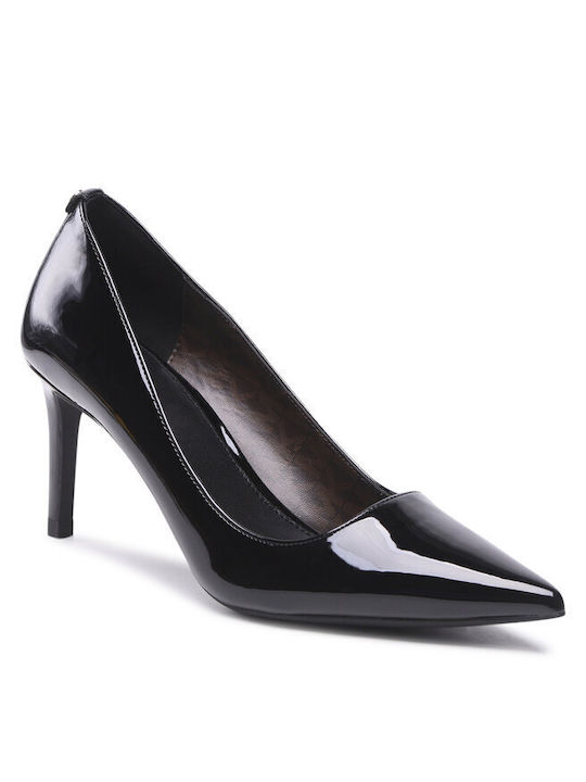 Michael Kors Patent Leather Pointed Toe Black Heels