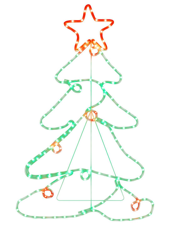 Beleuchtet Weihnachtsdekoration Baum Lichtschlauch 88cm Für den Außenbereich Elektrisch