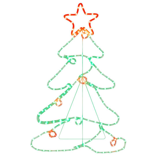 Christmas Decorative Illuminated Plastic Tree Light Tube 88cm IP44 Electric