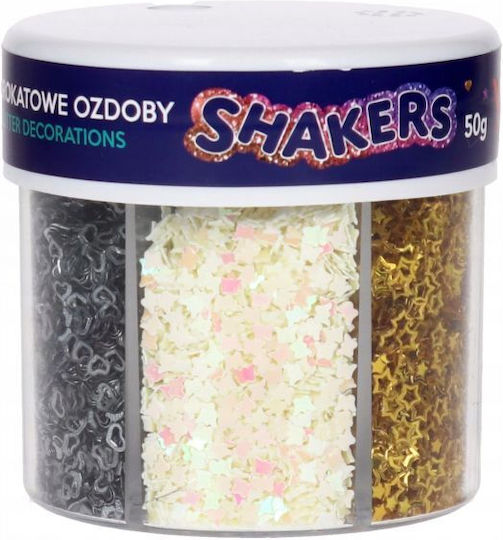 interDRUK Salt Shakers Strass 6 Designs Craft Sequin Multicolor 50gr