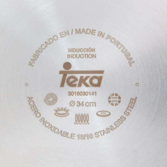 Teka Non-Stick Baking Plate with Stainless Steel Flat Surface 34cm
