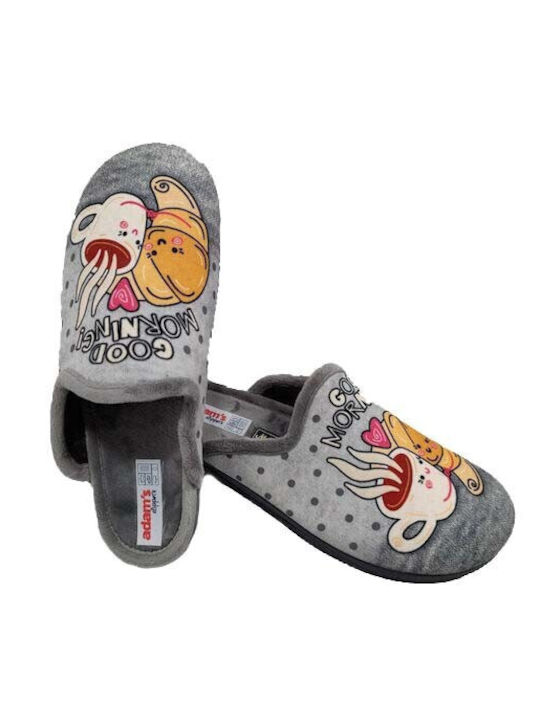 Adam's Shoes Anatomic Women's Slippers In Gray Colour