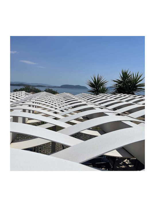 Πέργκολα Κήπου από Πλαστικό 300x300cm Λευκή 10-99713 Πέργκολα Κήπου από Πλαστικό 300x300cm Λευκή 10-99713