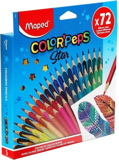 Maped Color'Peps Star Pencils Set 72pcs