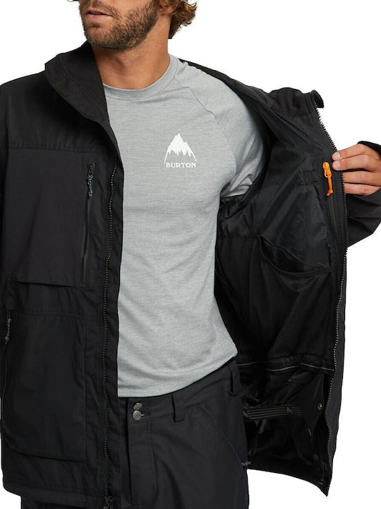 Burton Frostner 21469101001 Masculin Jachetă pentru Schi & Snowboard Negru