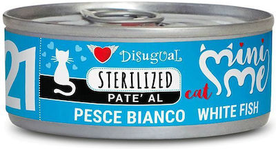 Disugual Mini Me 27 M Wet Food for Sterilised Adult Cats In Can with Fish 1pc 85gr