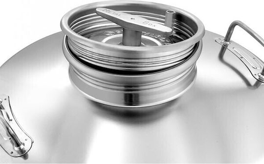 Metal Box Stainless Steel Container Open Top/Flat Bottom 100lt Safety Ø180 46SL180-100