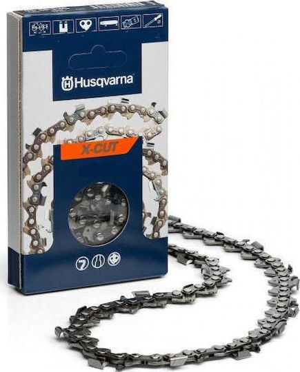 Husqvarna X-Cut Chainsaw Chain with Pitch .325", Gauge .043"-1.1mm & Number of Guides 51E