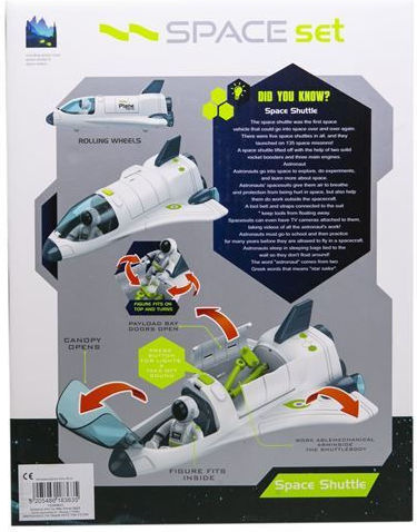 Zita Toys Космически автобус и астронавт Самолетче за 3++ Години