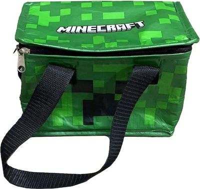 Puckator Minecraft Isothermische Hand-Lunch-Tasche Grün Minecraft L17 x B13 x H20cm