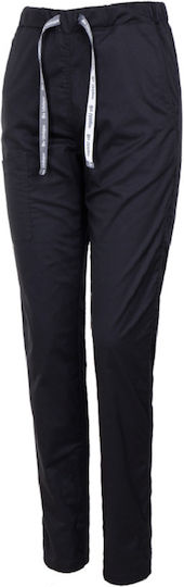 Be Unique Unisex Black Medical Pants Cotton and Polyester