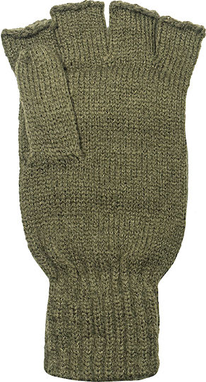 Brims and Trims Hunting Gloves 1175 Chaki Fingerless with Handful
