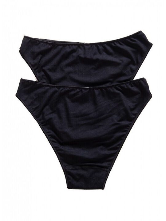 Fay Lingerie Women's Slip 2Pack Black