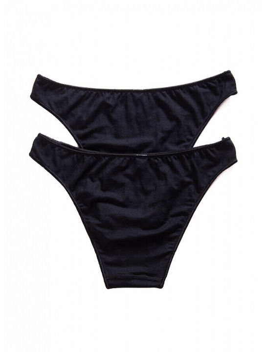 Fay Lingerie Women's Slip 2Pack Black