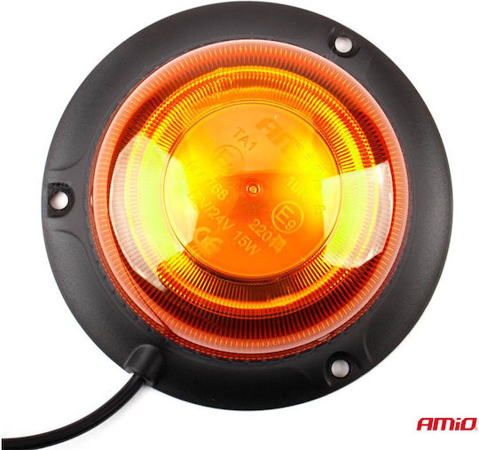 AMiO Автомобилен фар LED 12 / 24V с Orange Осветление