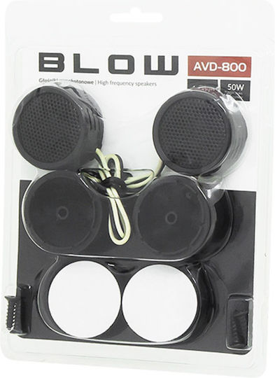 Blow Σετ Tweeter Αυτοκινήτου Στρογγυλά Alda AVD800 102dB