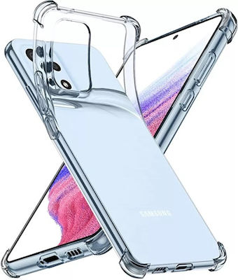 Shock Proof Plastic / Silicone Back Cover Transparent (Galaxy A53)